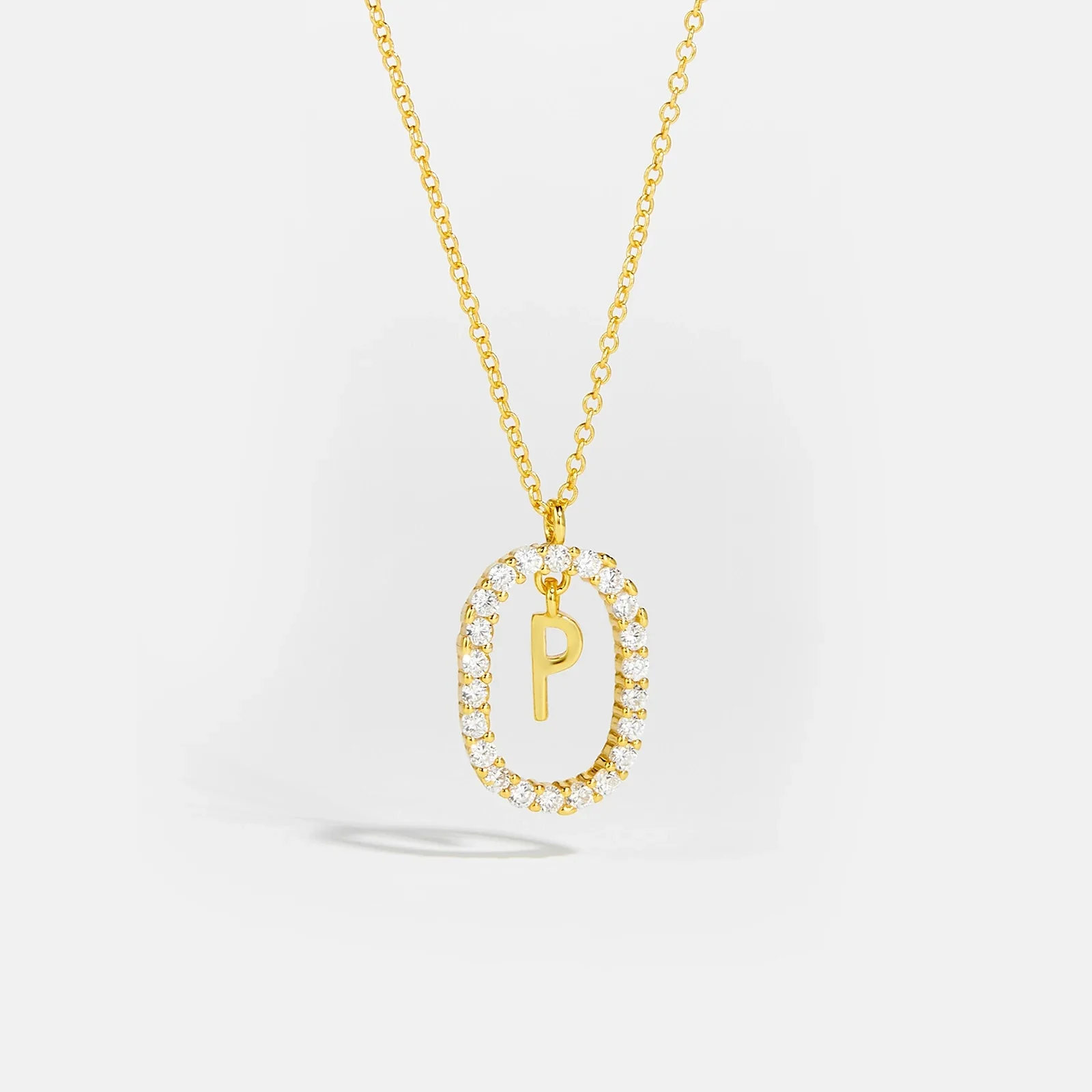 Moissanite Letter Necklace - 925 Sterling Silver - Image 10