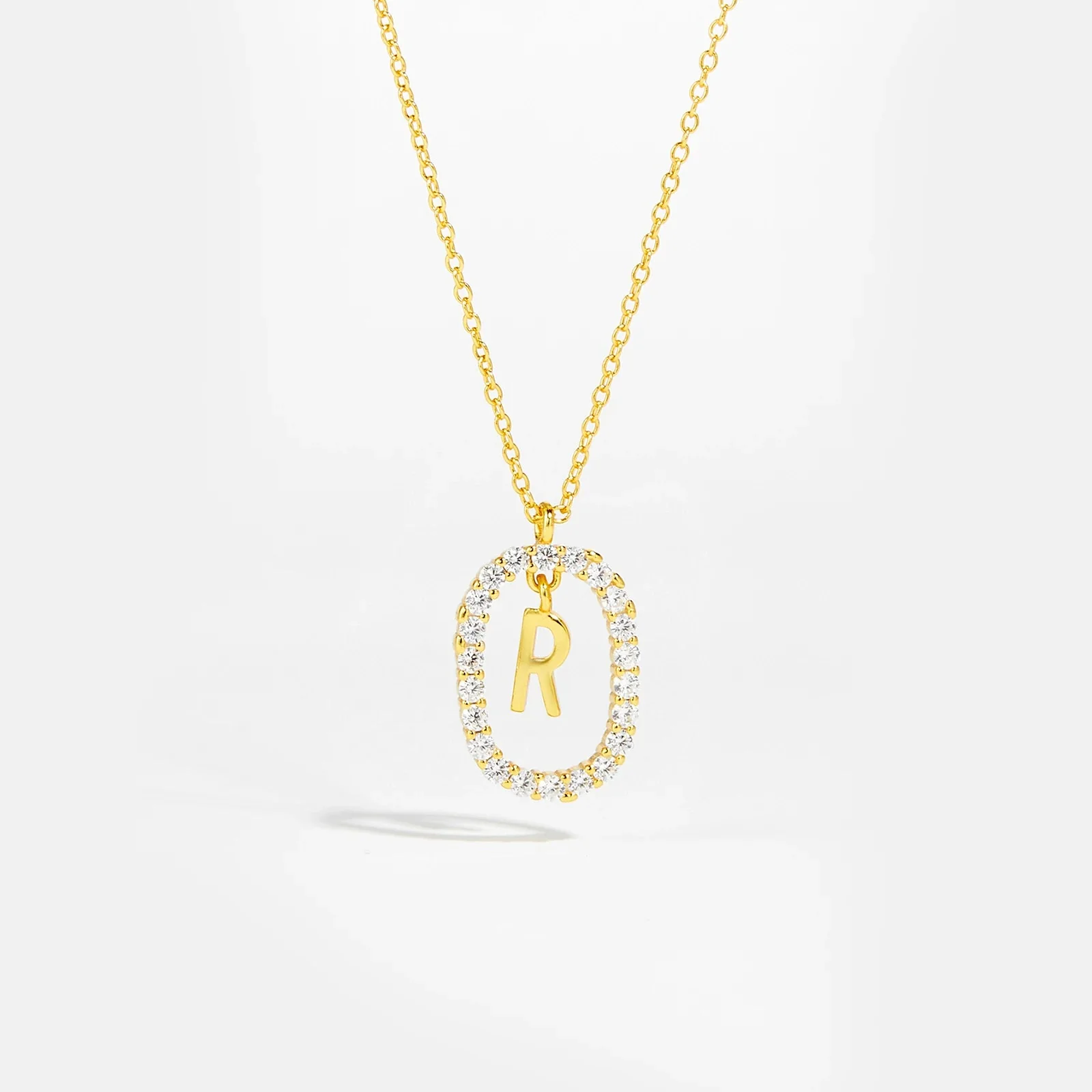 Moissanite Letter Necklace - 925 Sterling Silver - Image 11