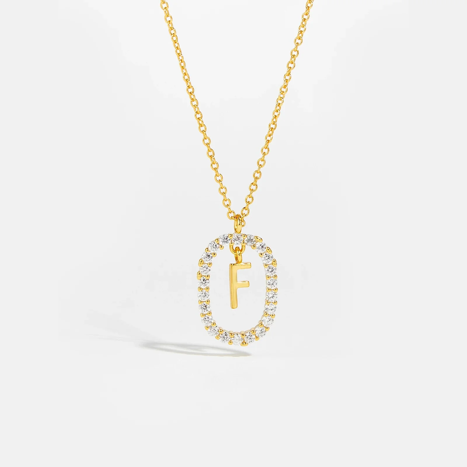 Moissanite Letter Necklace - 925 Sterling Silver - Image 12