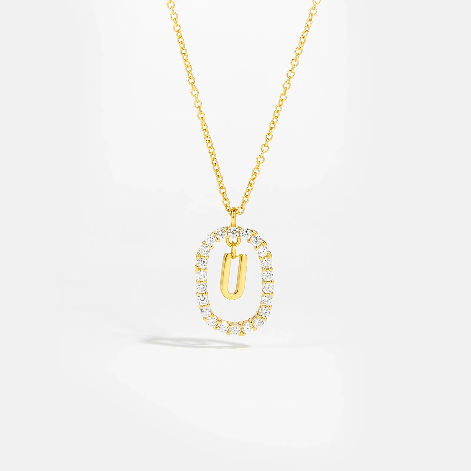 Moissanite Letter Necklace - 925 Sterling Silver - Image 18