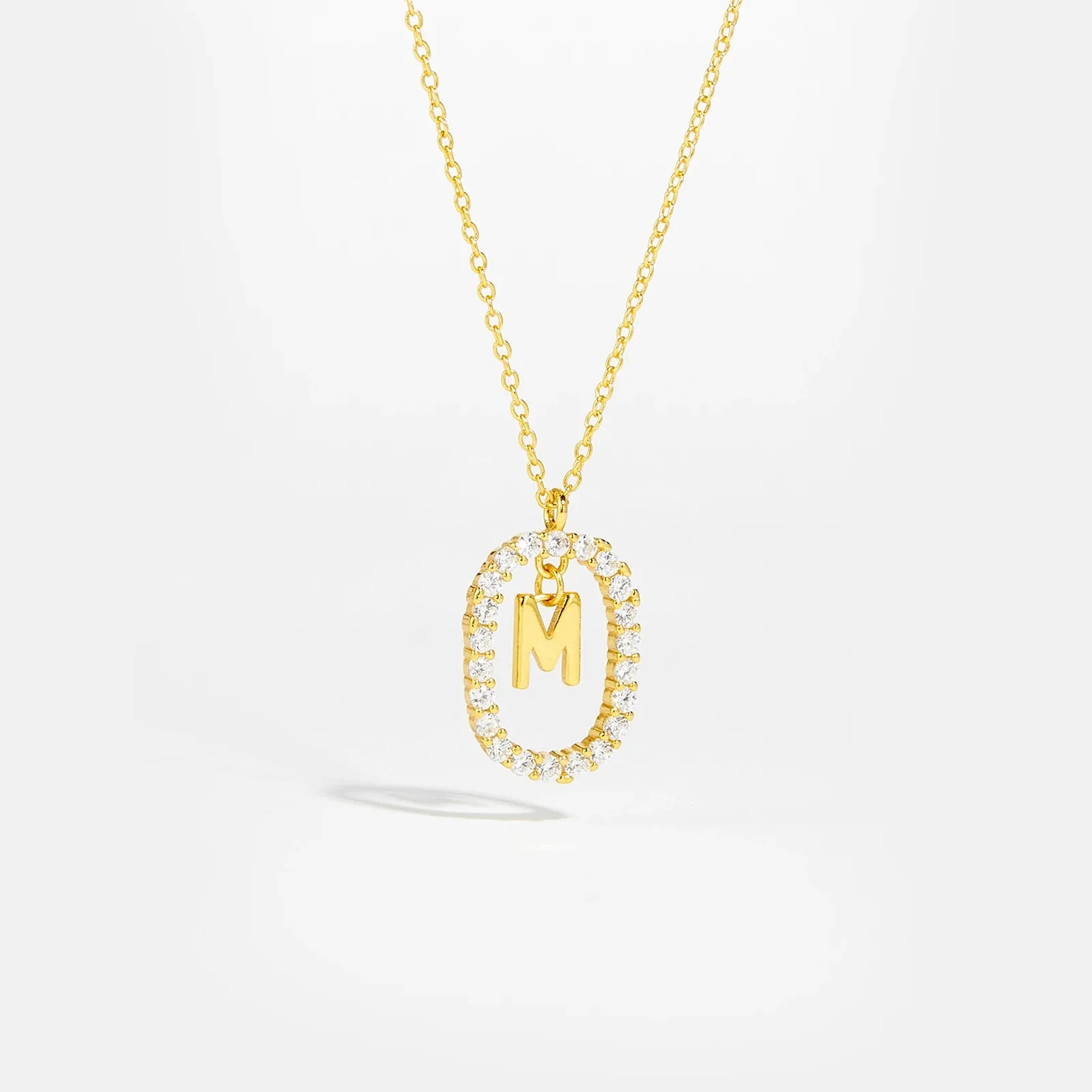 Moissanite Letter Necklace - 925 Sterling Silver - Image 20