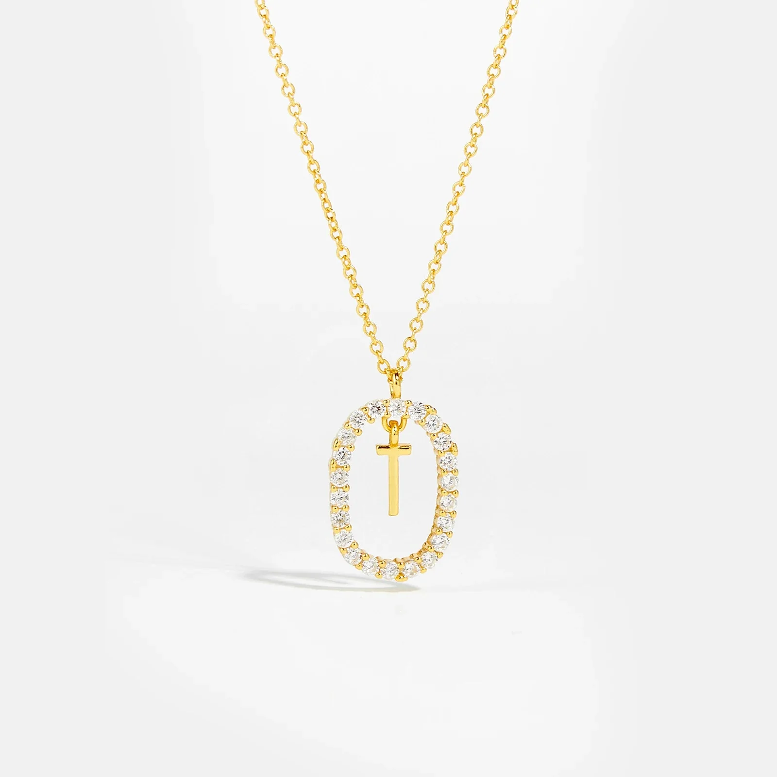 Moissanite Letter Necklace - 925 Sterling Silver - Image 21
