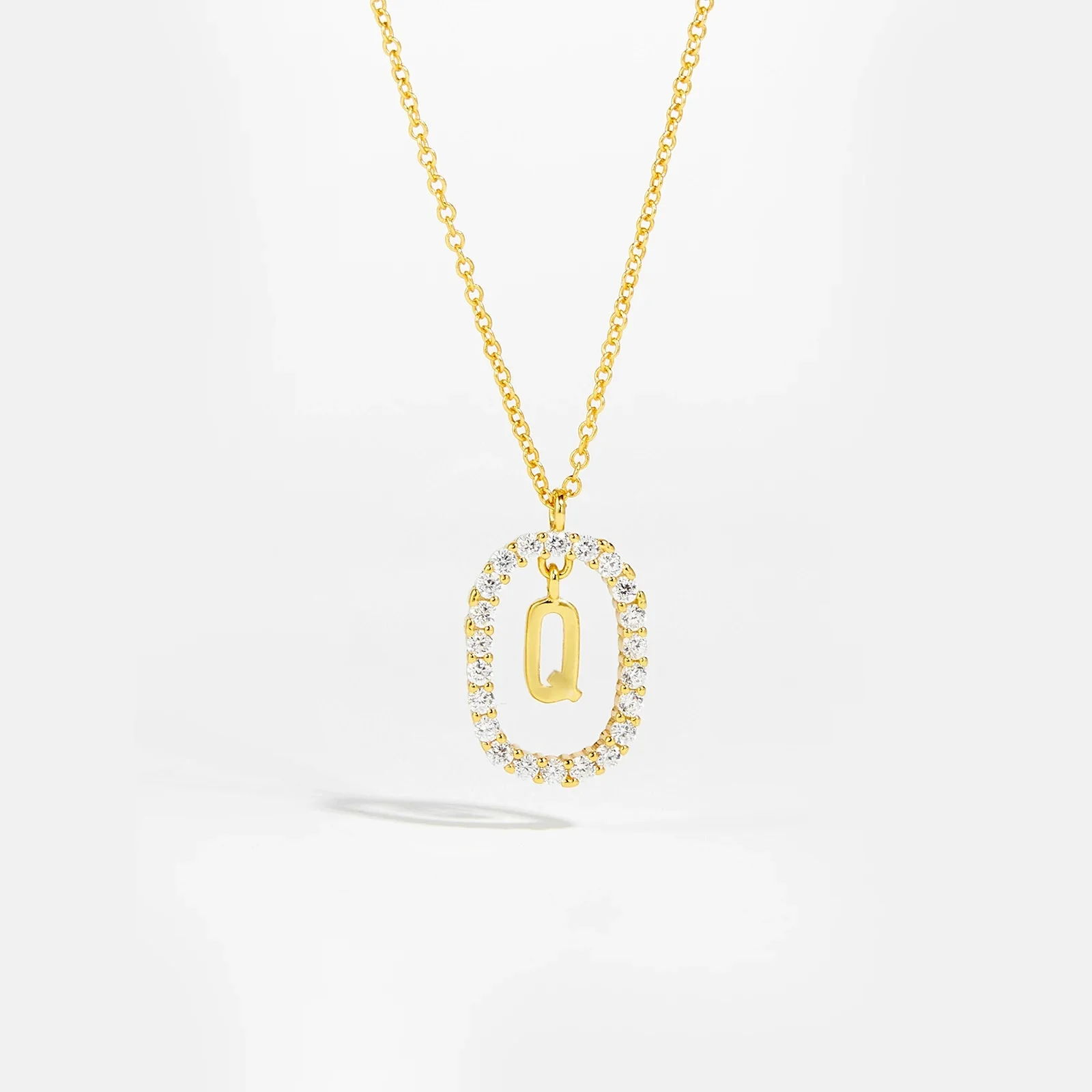 Moissanite Letter Necklace - 925 Sterling Silver - Image 22