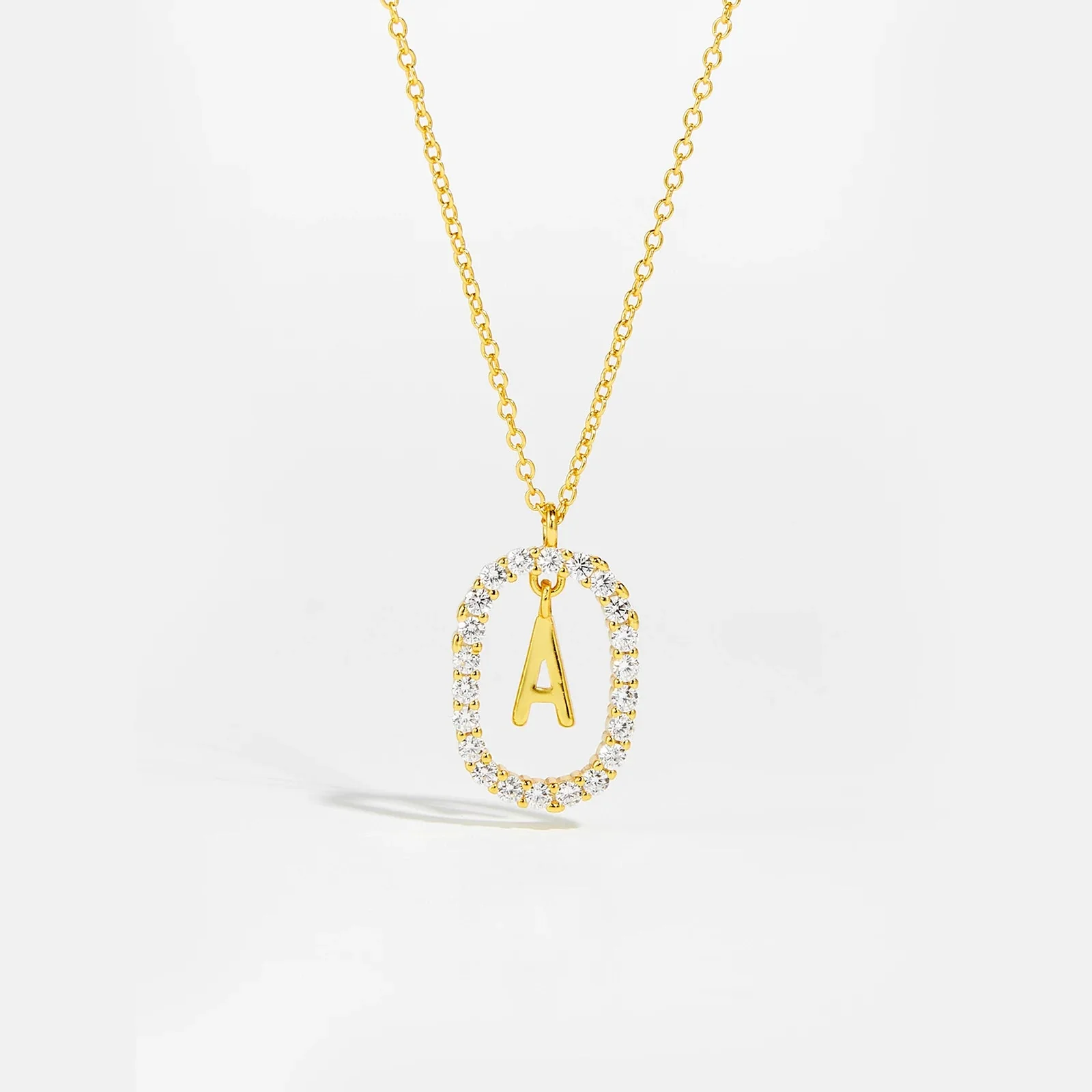 Moissanite Letter Necklace - 925 Sterling Silver - Image 26