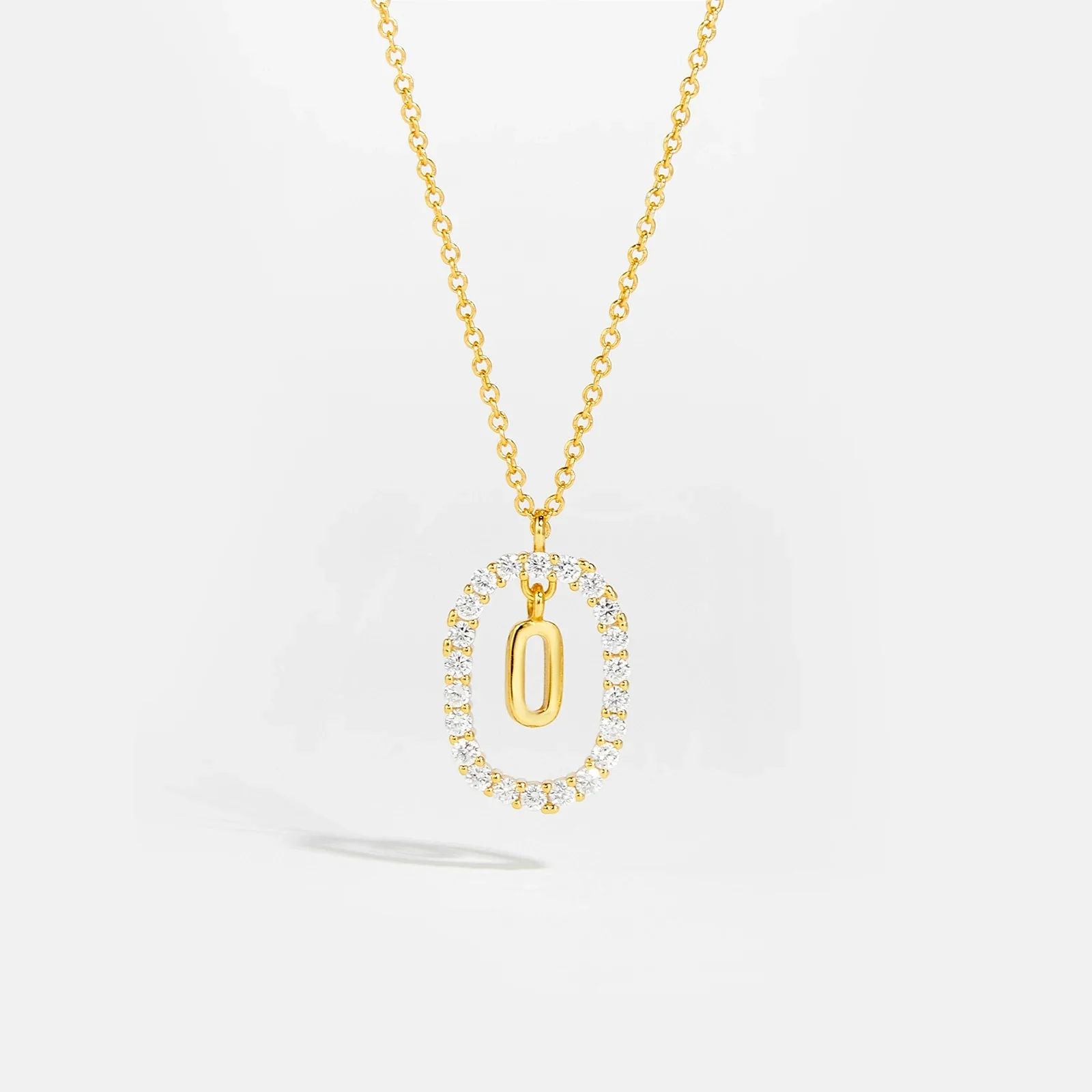 Moissanite Letter Necklace - 925 Sterling Silver - Image 27