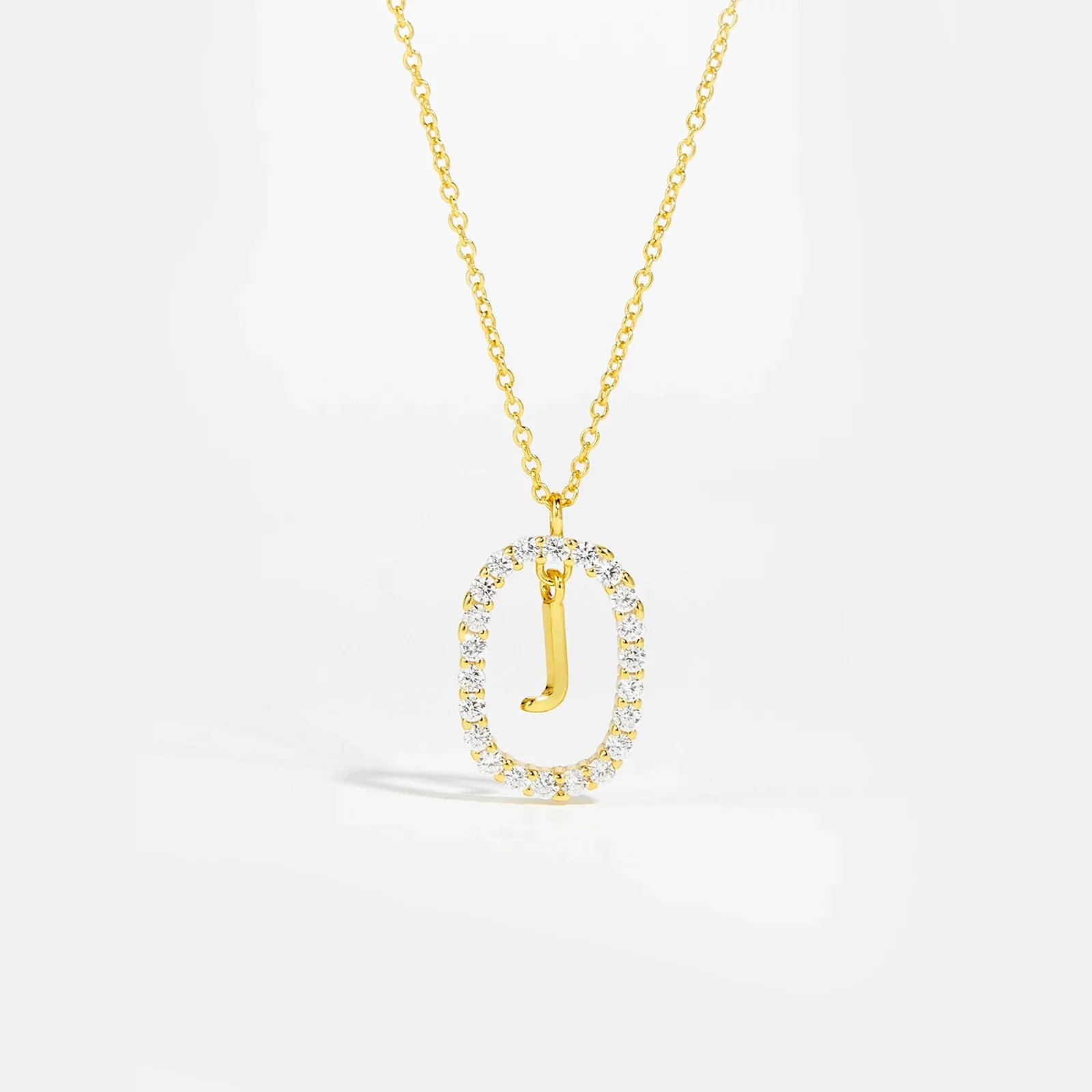 Moissanite Letter Necklace - 925 Sterling Silver - Image 28