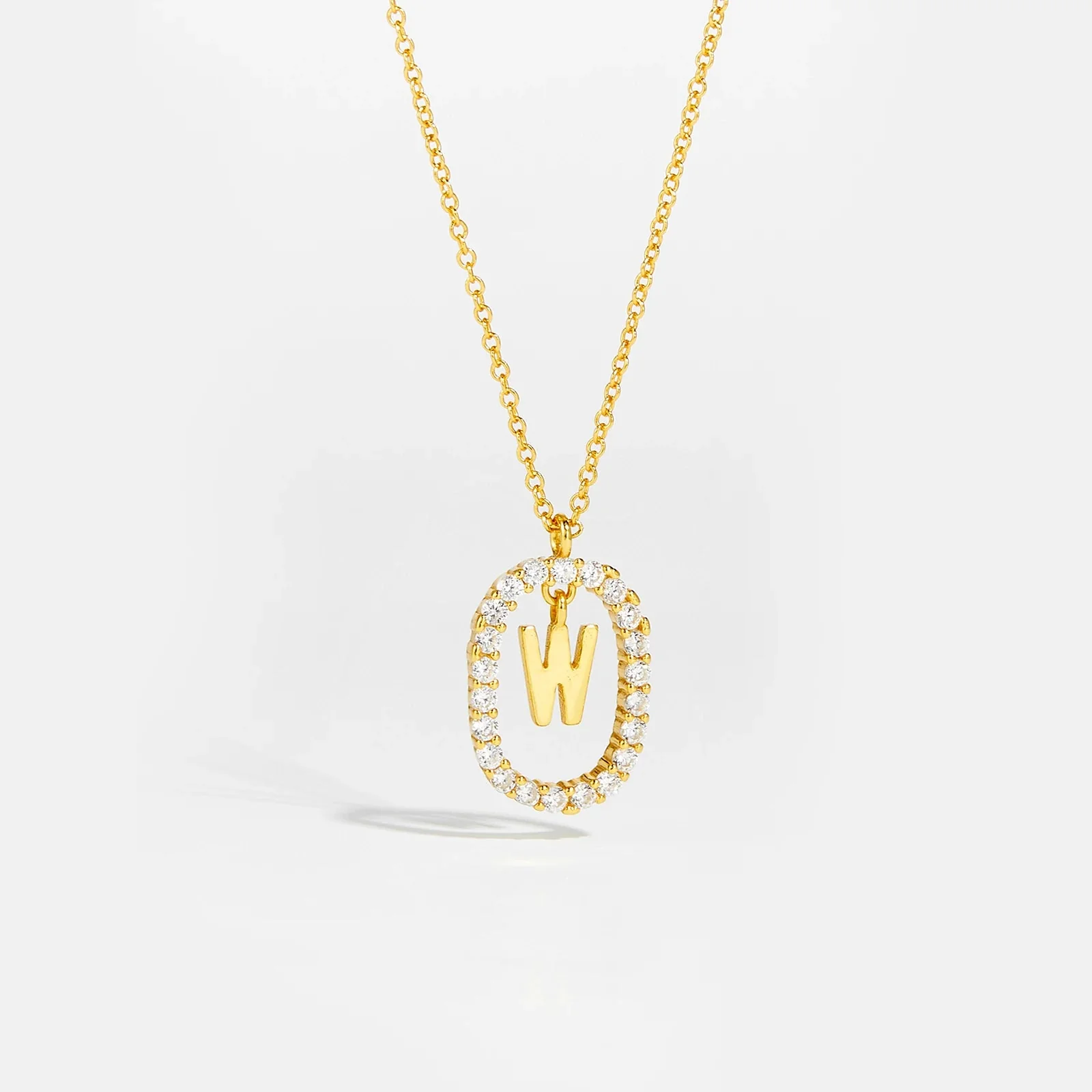 Moissanite Letter Necklace - 925 Sterling Silver - Image 29