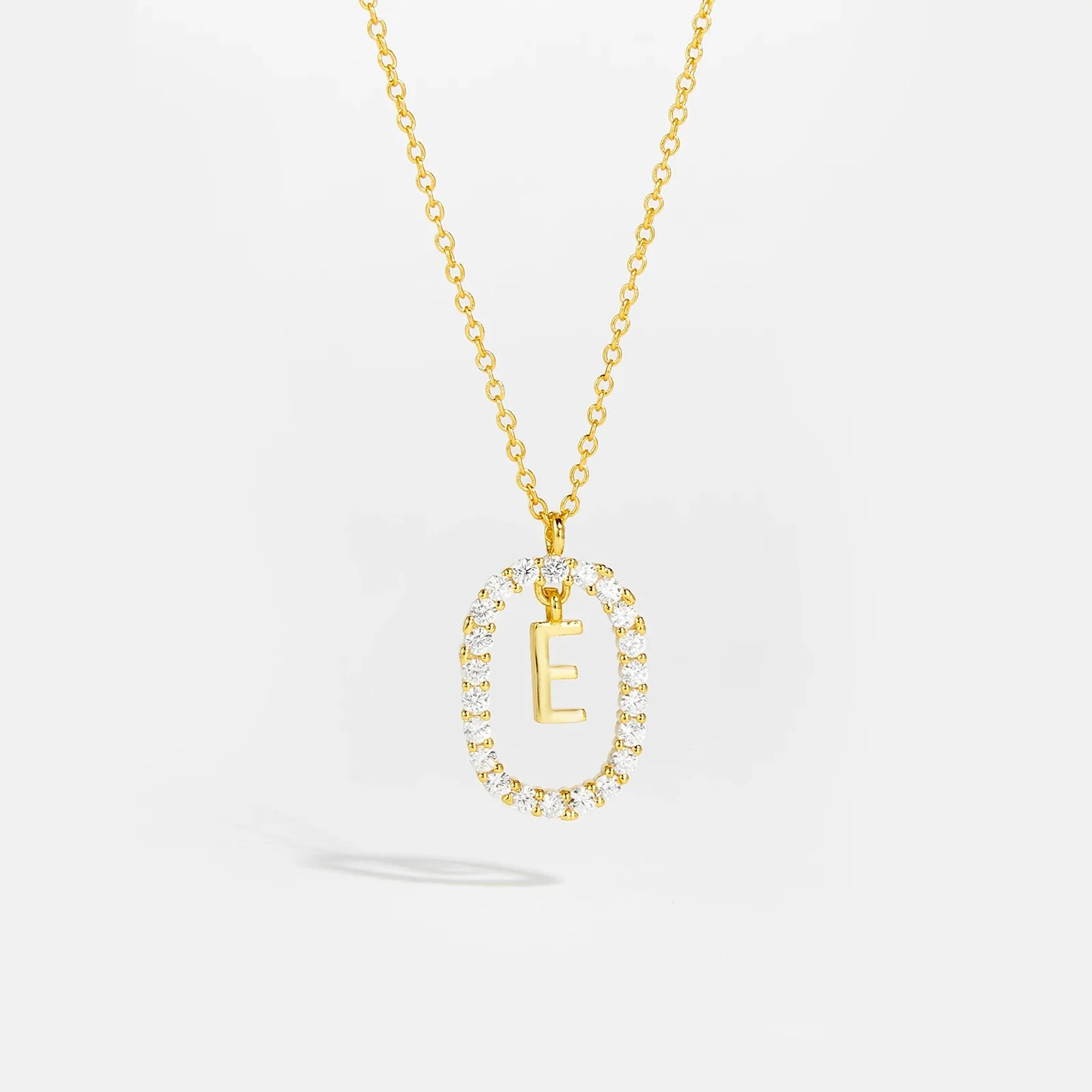 Moissanite Letter Necklace - 925 Sterling Silver - Image 4