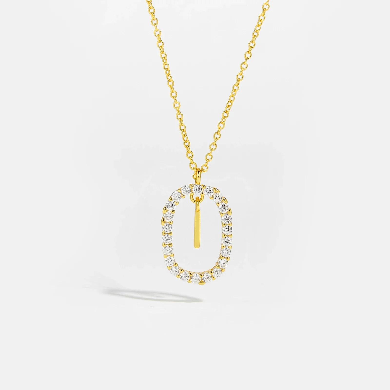 Moissanite Letter Necklace - 925 Sterling Silver - Image 8