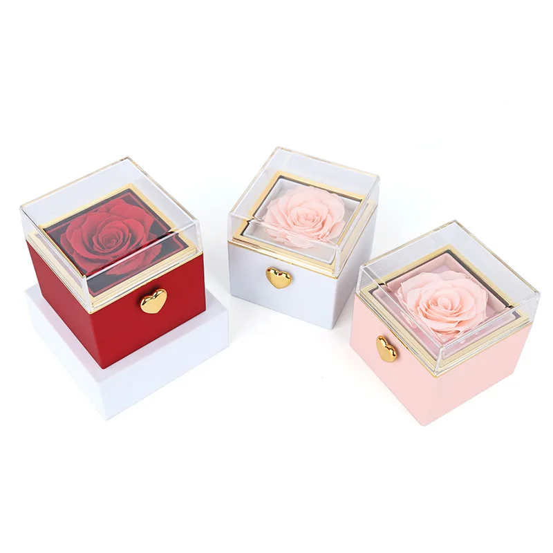 Eternal Rose Gift Box with Engraved Necklace - Image 6