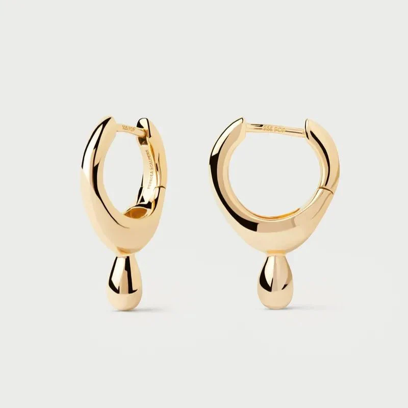 Lava Hoops Earrings - Image 3