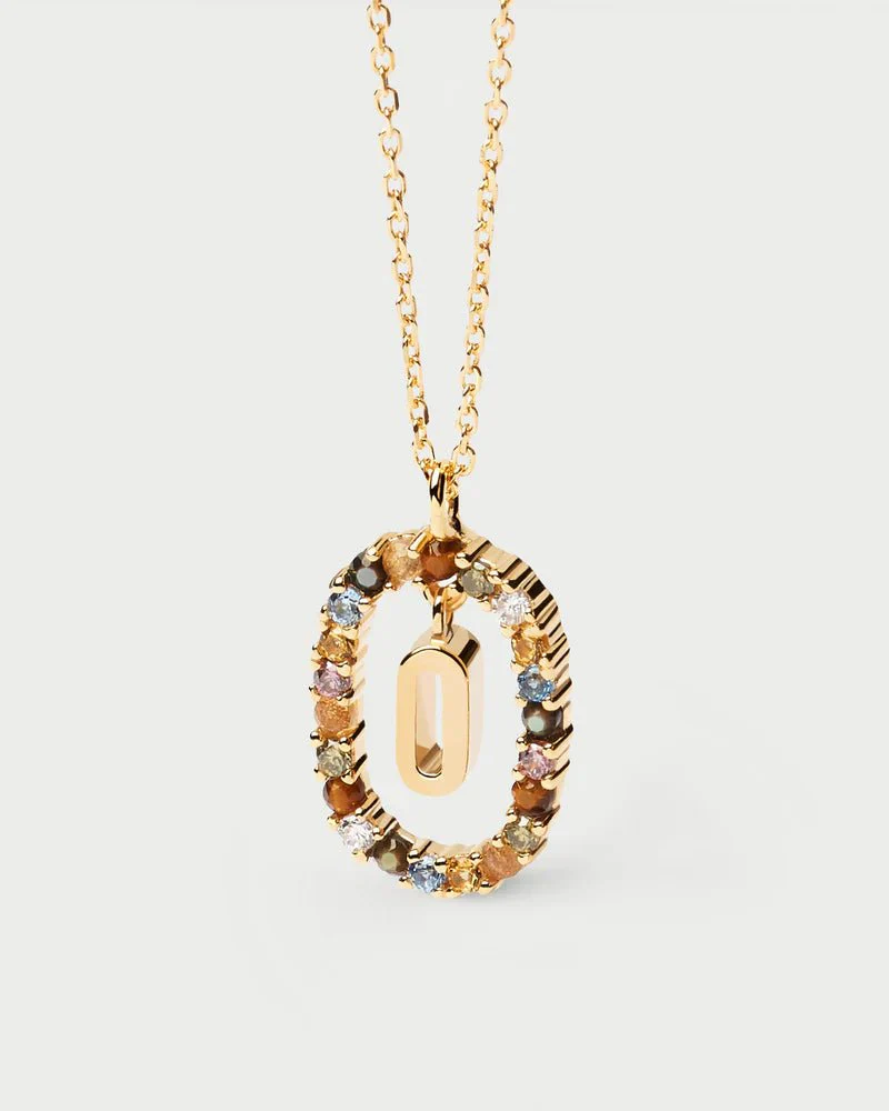 Moissanite Color Letter Necklace -  925 Sterling Silver - Image 20