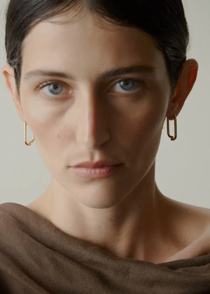 Mosaic Hoops Earrings - Image 3