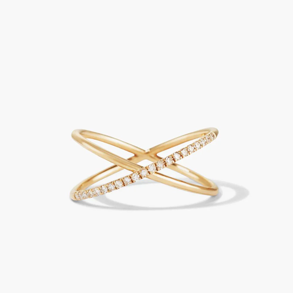 Pavé Diamond Rounded Ring - Image 6