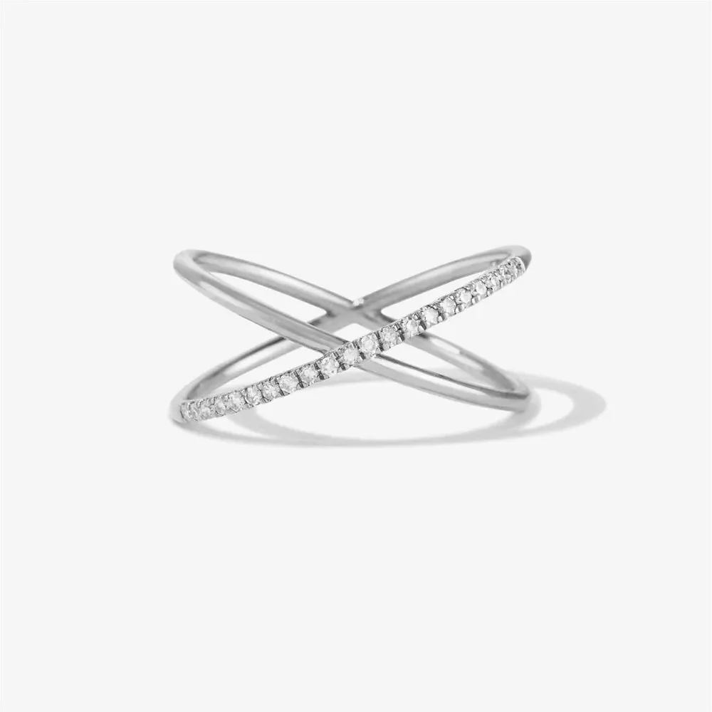 Pavé Diamond Rounded Ring - Image 7